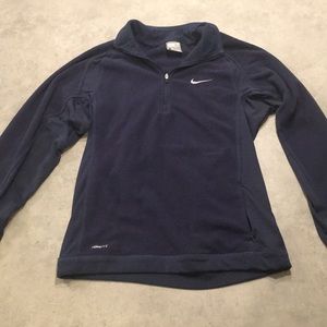 Nike pullover zip up fleece